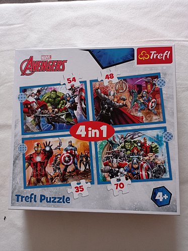 4 in 1 Puzzle Marvel Avengers