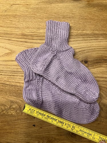 Socken handgestrickt