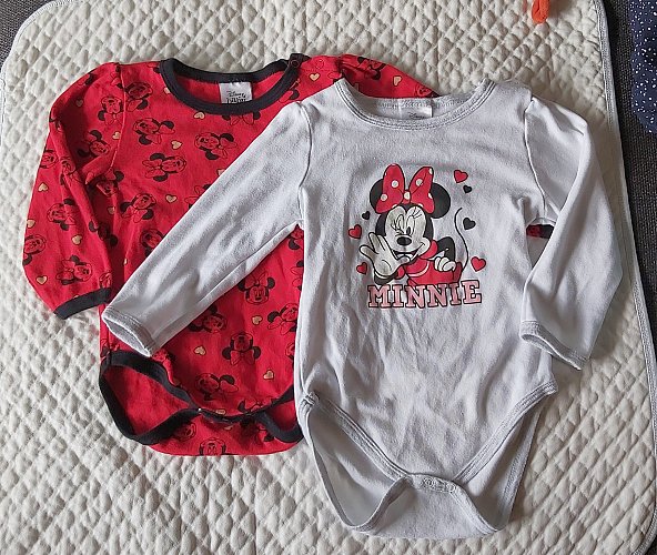 2er Set Bodys langarm Gr. 86/92