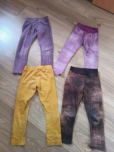 Mädchen Leggings Gr 104 handmade