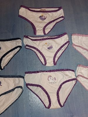 7 Mädchen Slips Gr.98/104