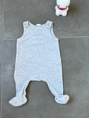 H&M 🩷 Strampler Grau Gr. 50 Babygirl