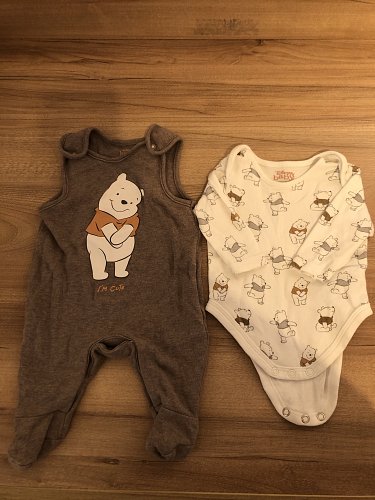 Body + Strampler in Größe 56 Winnie Pooh