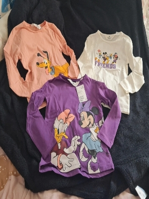 3er Set Langarmshirts