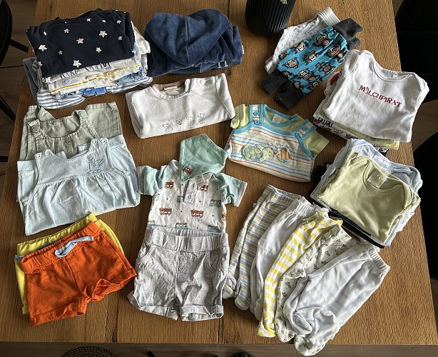 39 Teile - Baby Klamotten Paket Set Jungs / 50 - 50/56