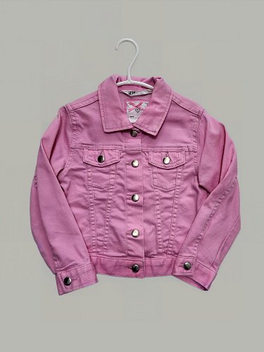 Mädchen Jeansjacke in Rosa – Größe 104