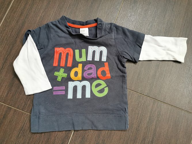 Longsleeve mit Schrift