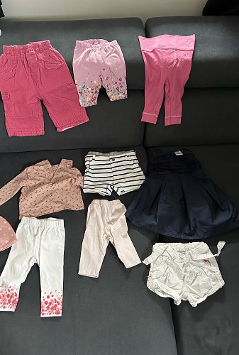 Bekleidungspaket Mädchen Gr. 62/68 10-teilig