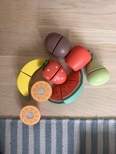 Kinderküchenzubehör „Obst“