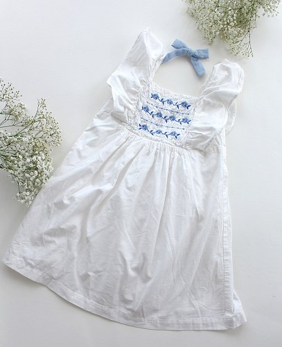 Baumwoll Kleid H&M weiß Größe 110