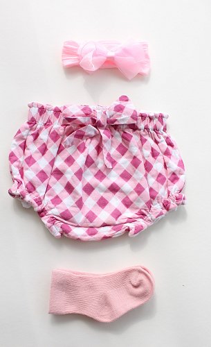 Set Handmade-Shorts, Socken, Haarband