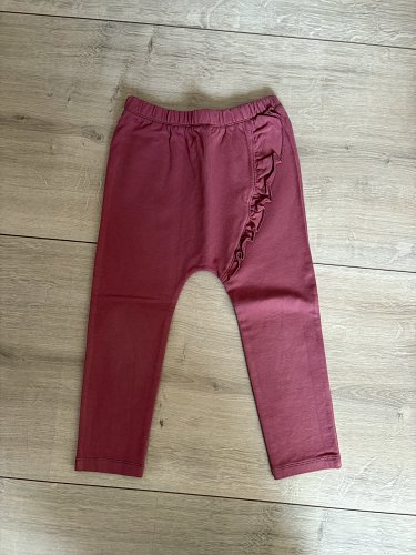 Handmade Hose mit Rüsche 86/92 neu