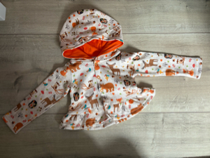 Handmade Jacke mit Volant 92 neu