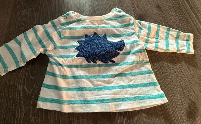 Langarmshirt Igel Größe 56
