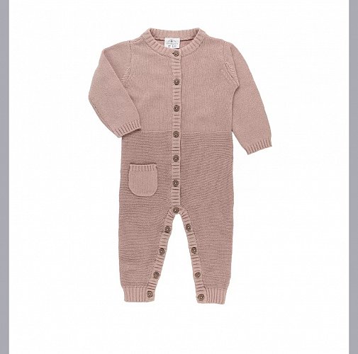 Strick Overall Rosa Grösse 56