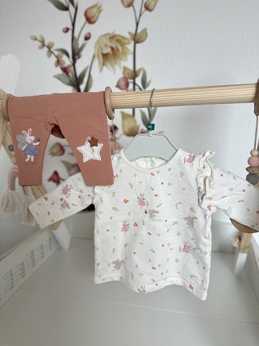 Next Hasen Set Oberteil + Hose bis zu 3 Monate (56/62)