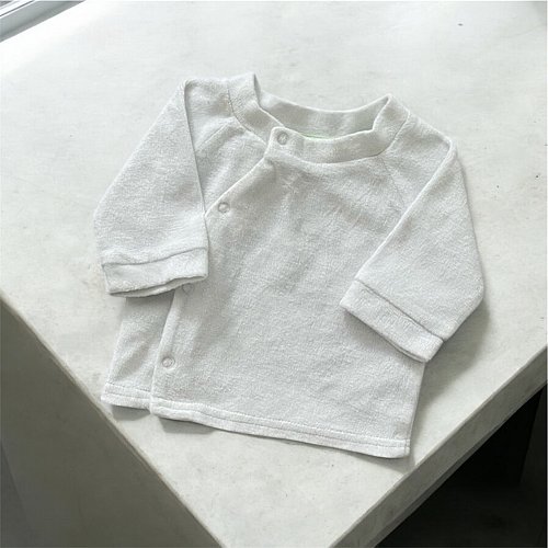 Jacke weiß schlicht Basic mit Knöpfen 🤍