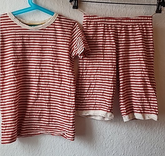 little green radicals kurzes Set geringelt Gr.128 134