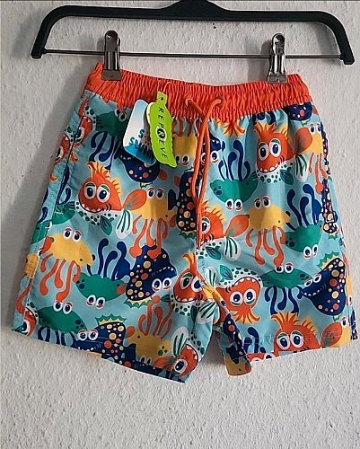 Soliswim Badehose Badeshorts Fische bunt Gr.116 (6y)