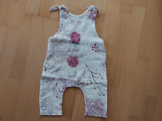 Handmade Musselin Romper 68 neu!
