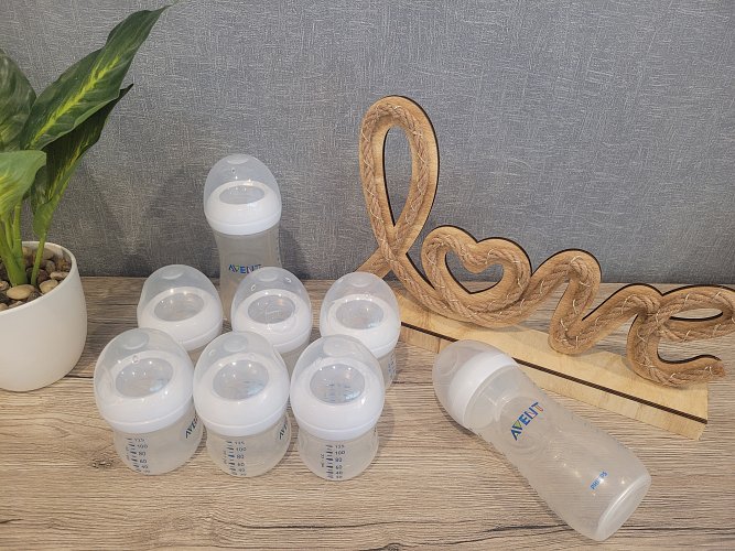 8 Avent Flaschen ohne Sauger