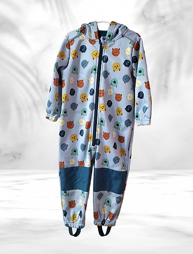 Softshell-Einteiler | Gr. 86/92 | Farbenfroh & Funktional
