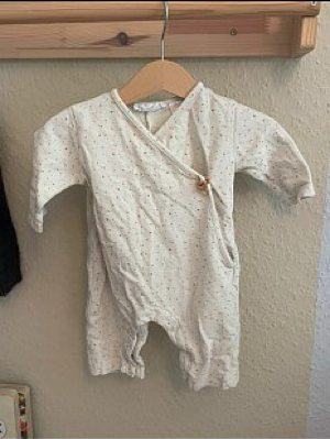 Zara Strampler Creme Größe 56 Punkte orange