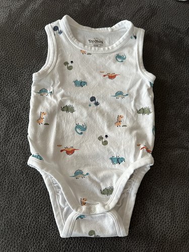 Body Sommerbody Ärmelloserbody Topomini Gr. 62/68