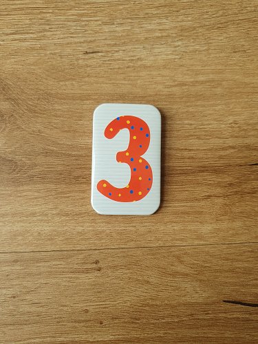 Button Zahl 3 Anstecker 3. Geburtstag