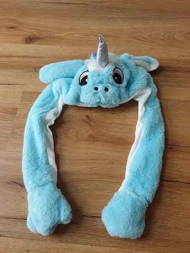 Einhornmütze Mütze mit Wackelohren Einhorn