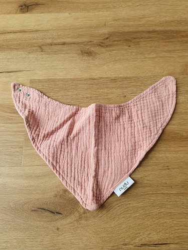Halstuch Musselin rosa Dreieckstuch