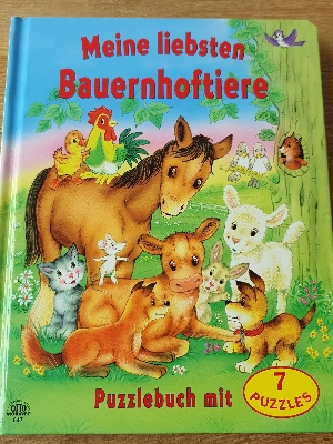 Kinderbuch mit Puzzle meine liebsten Bauernhoftiere