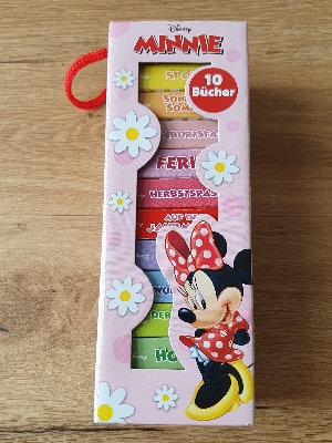 10er Set Minnie Maus Bücher Bücherturm