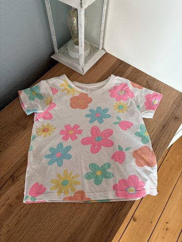 Primark Shirt 110 Blumen