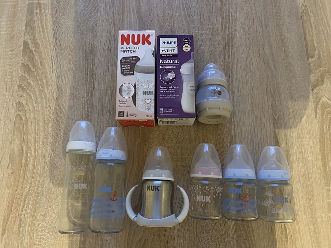 Verschiedene Babyflaschen