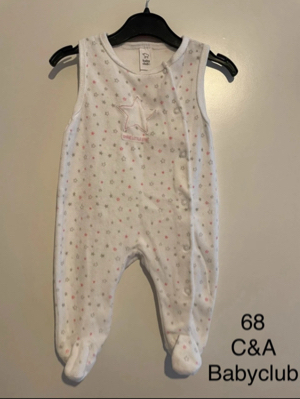 Strampler mit Sternchen Größe 68