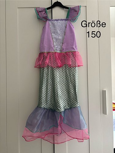 Meerjungfrauen Kostüm Größe 140