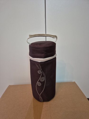 Braune Thermotasche für Babyflasche Trinkflasche warmhalten