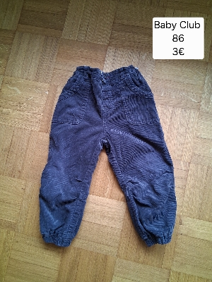 Gefütterte Cordhose für Jungen
