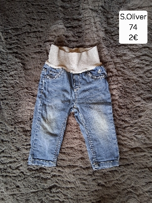 Jeanshose mit Bund