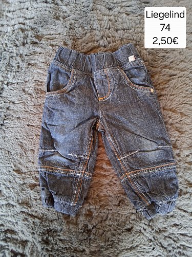 Gefütterte Hose, Größe 74