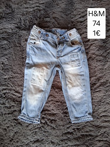 Jeanshose, H&M, Größe 74