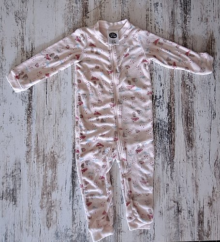 Strampler aus Frottee von Lily & Dan (Gr. 74/80)