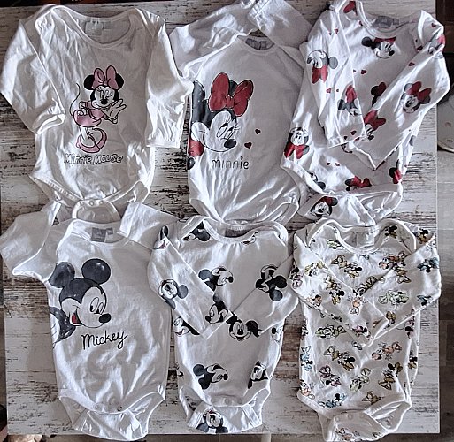 Süßes Disney Baby Body-Paket – Mickey & Minnie Maus – Gr. 86