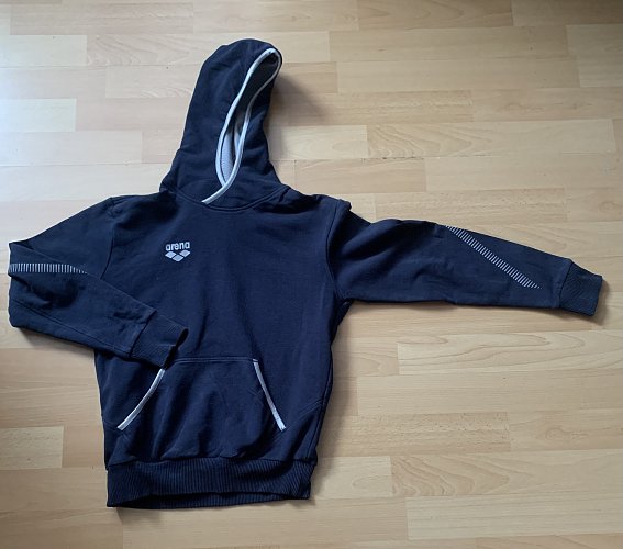 Arena Hoodie Pullover, Junge , Gr. 140, Blau, Baumwolle