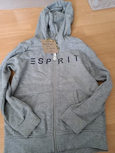 Sweatshirtjacke grau