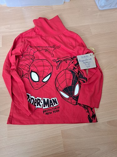 Langarmshirt Spiderman