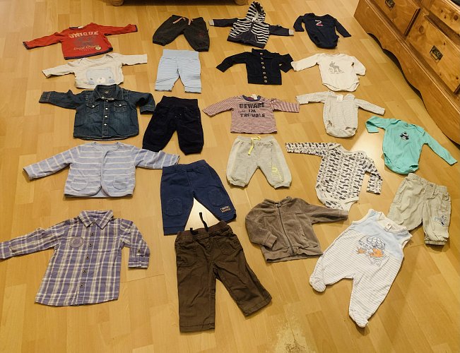 Kinderkleidung, Paket, Junge, Größe 62/68