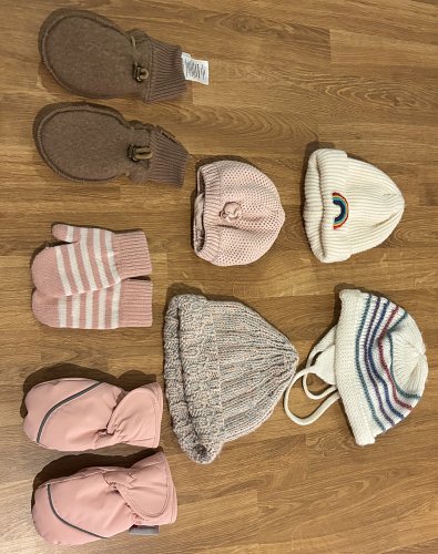 Winter Mützen und Handschuhe