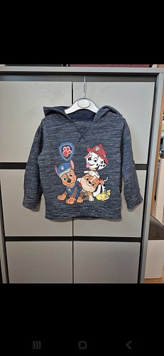 Marineblauer Kapuzenpullover gr. 98 PawPatrol
